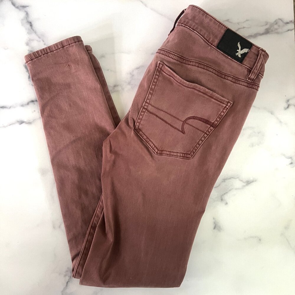 American Eagle Jegging, Spiced Mauve, Size 4